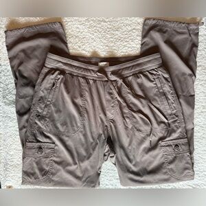 EUC L.L.Bean Men’s Stretch Tech Cargo Pants L/MT 32x32.5 Taupe Brown Nylon 🥾